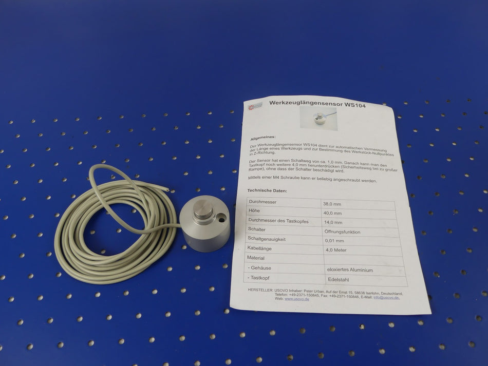 USOVO Werkzeuglängensensor WS104