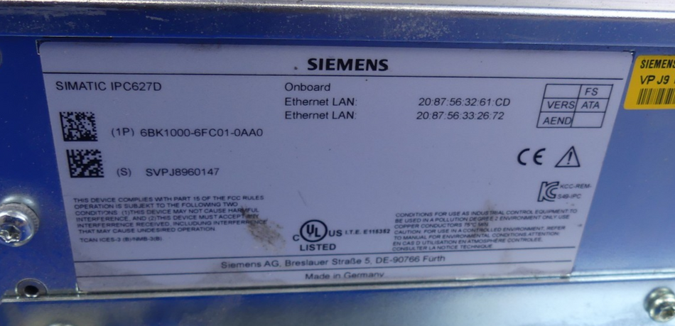 SIEMENS 6BK1000-0FC01-0AA0