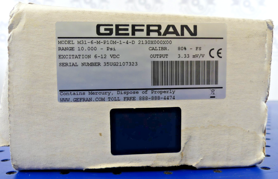 GEFRAN M31-6-M-P10M-1-4-D