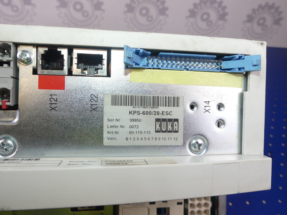 KUKA KPS-600/20-ESC Type E93DE143E4B531 DEFEKT