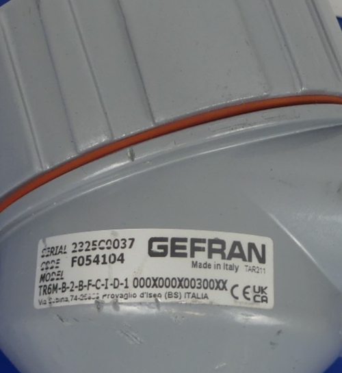 GEFRAN TR6M-B-2-B-F-C-I-D-1 000X000X00300XX