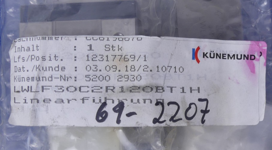 Künemund LWLF30C2R120BT1H Linearführung