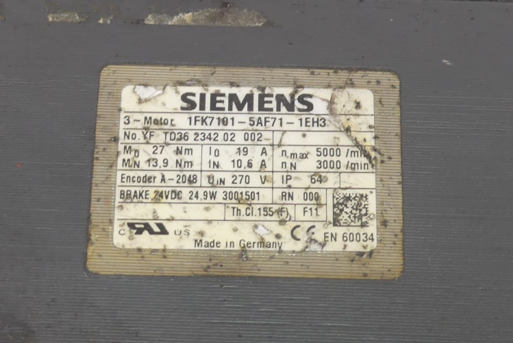 SIEMENS 1FK7101-5AF71-1EH3