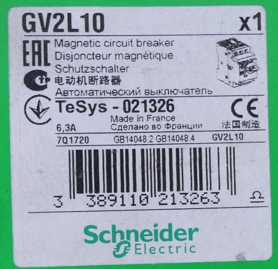 Schneider Electric GV2L10