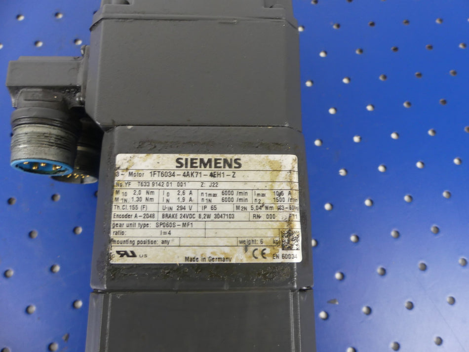 Siemens 1FT6034-4AK71-4EH1-Z