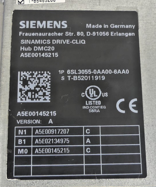 SIEMENS 6SL3055-0AA00-6AA0