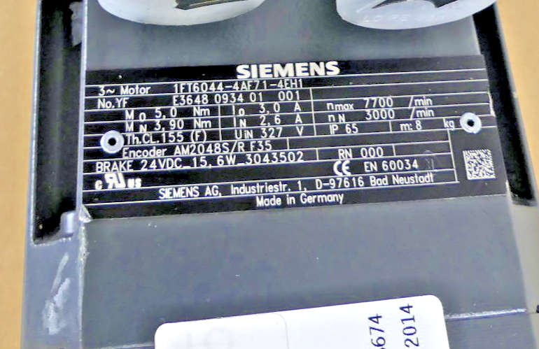 SIEMENS 1FT6044-4AF71-4EH1