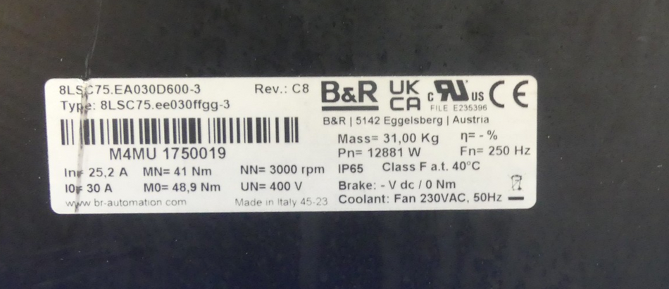 B&R 8LSC75.EA030D600.3
