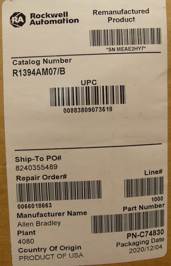 Allen Bradley R1394AM07/B