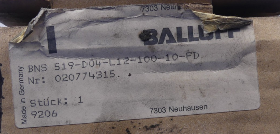 BALLUFF BNS 519-04L12-100-10