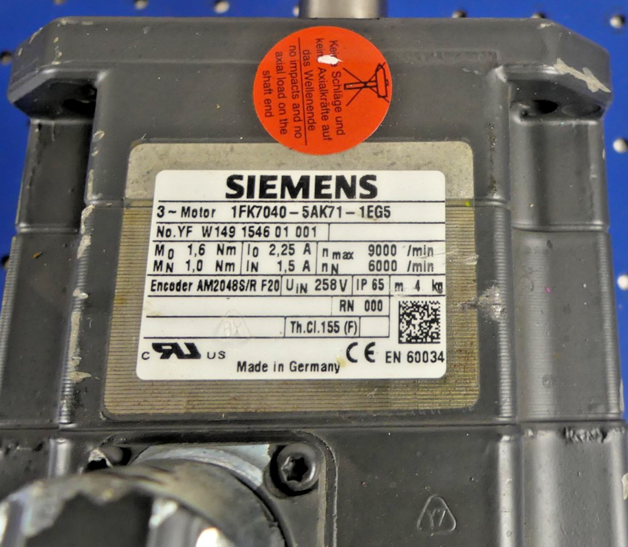 SIEMENS 1FK7040-5AK71-1EG5