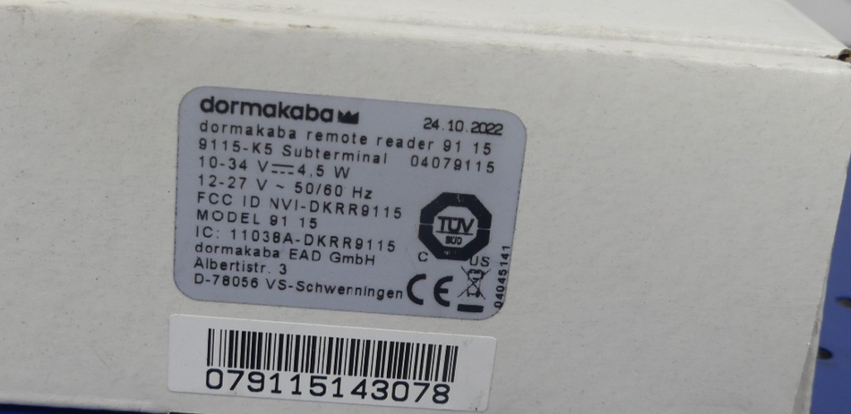 dormakaba 9115 neu