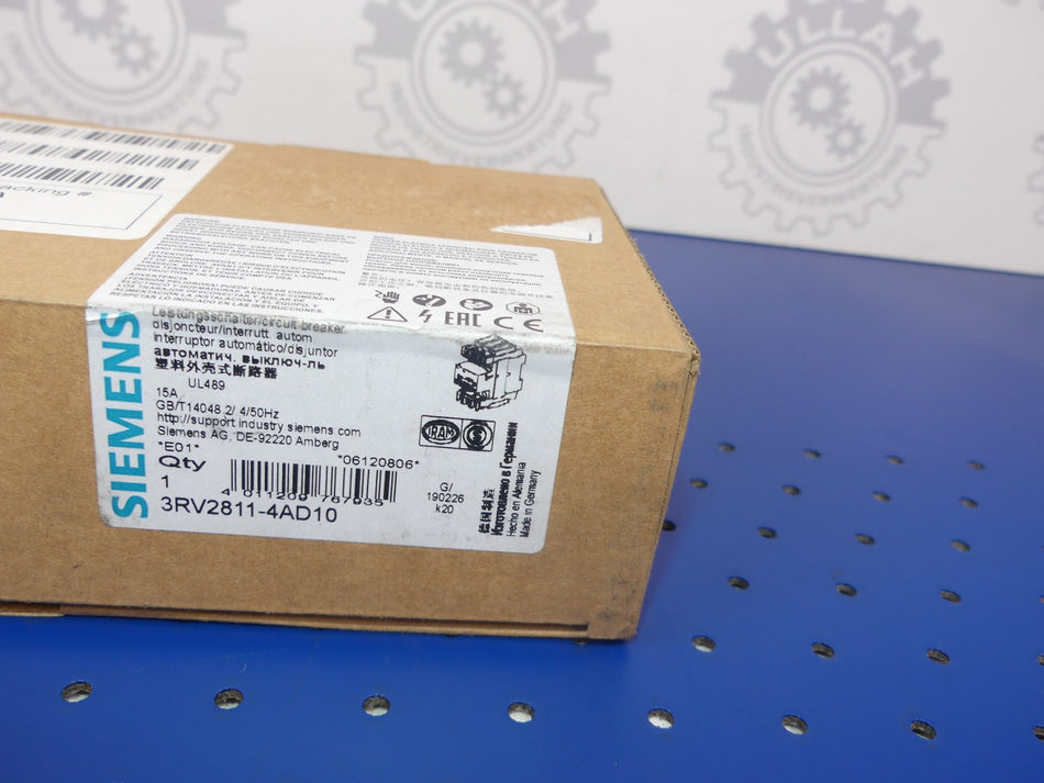 SIEMENS 3RV2811-4AD10 NEU