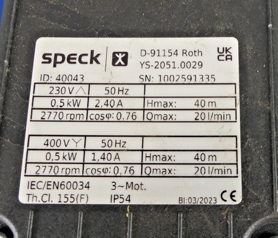 Speck D-91154 Roth