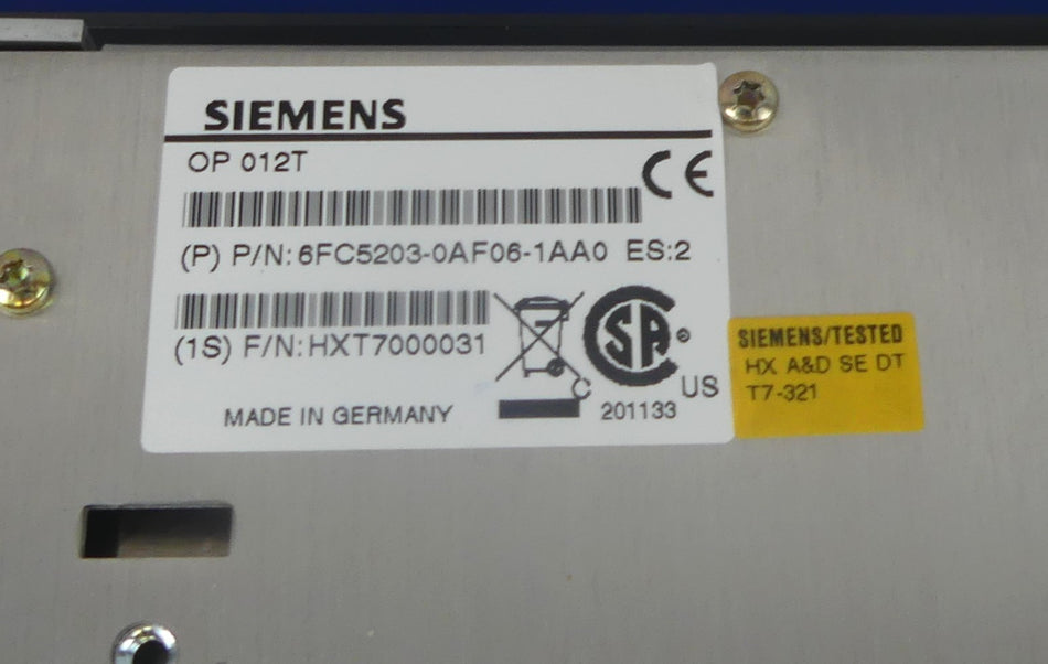 Siemens 6fc5203-0af06-1aa0