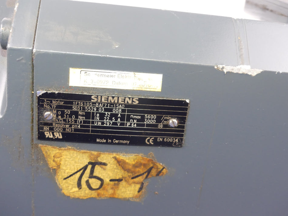 SIEMENS 1FT6105-8AF71-1SA0