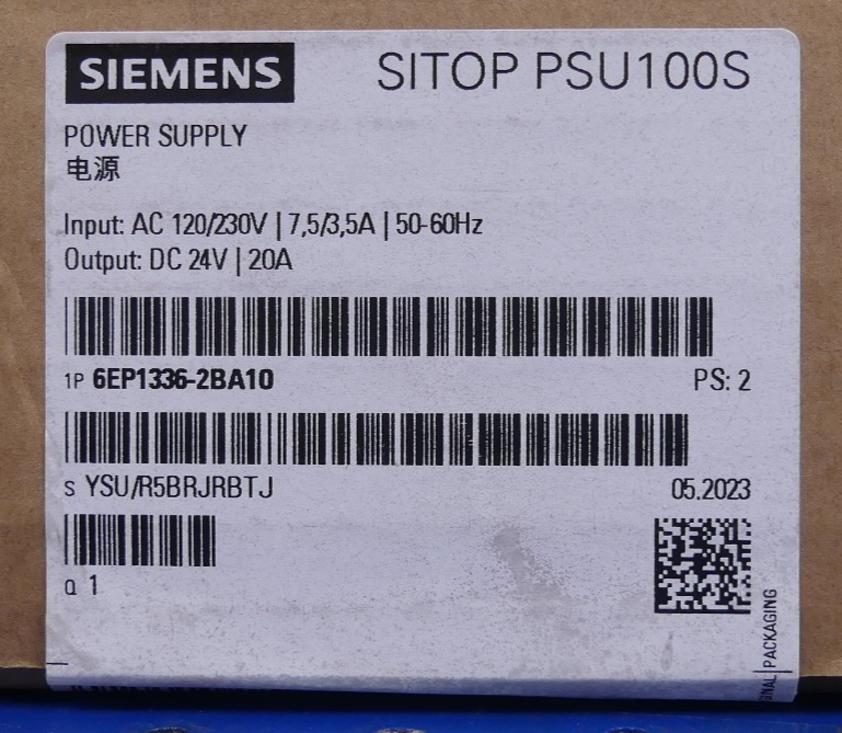 Siemens Sitop PSU100S 6EP1336-3BA10 Power Supply