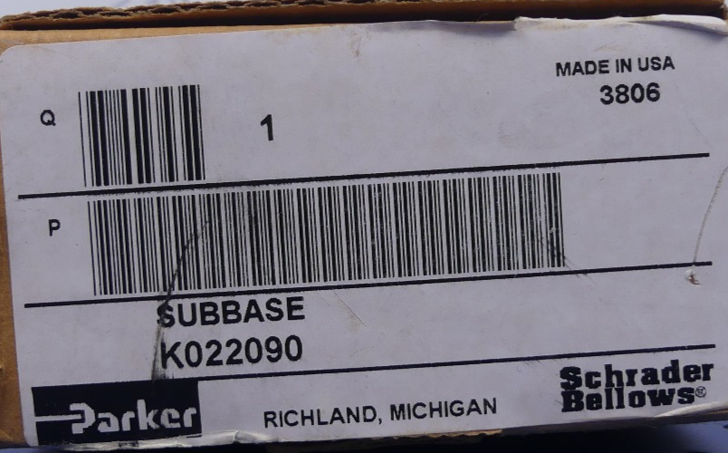 Parker Subbase K022090