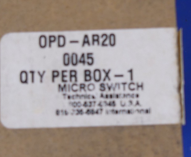 Honeywell OPD-AR20 Endschalter