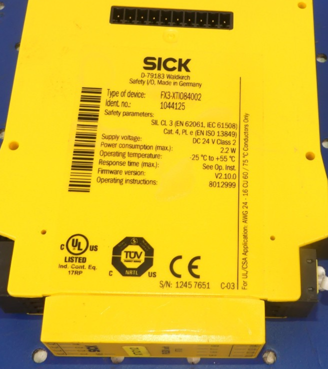 SICK FX3-XTIO84002