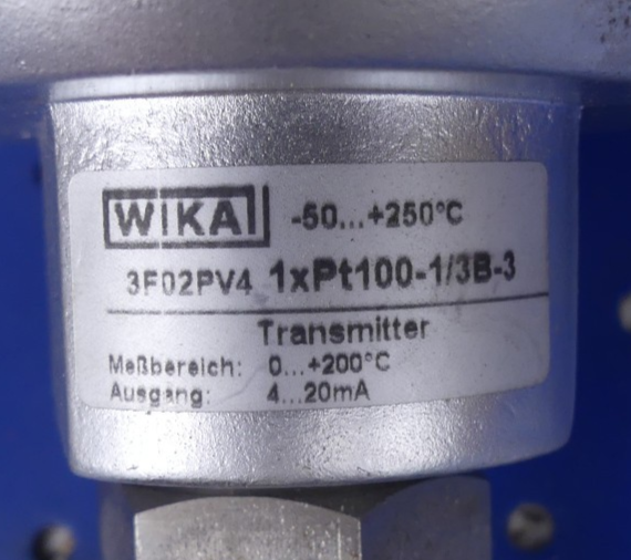 Wika PT100-1/3 B-3 Transmitter