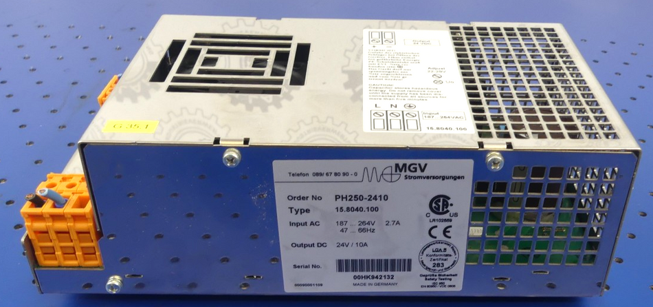 MGV PH250-2410 15.8040.100 stromversorgungen