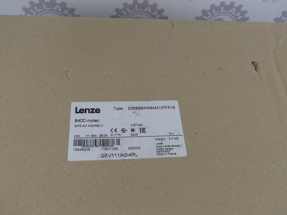 LENZE 8400 MOTEC Z35BBBARBAM137FA1S NEU