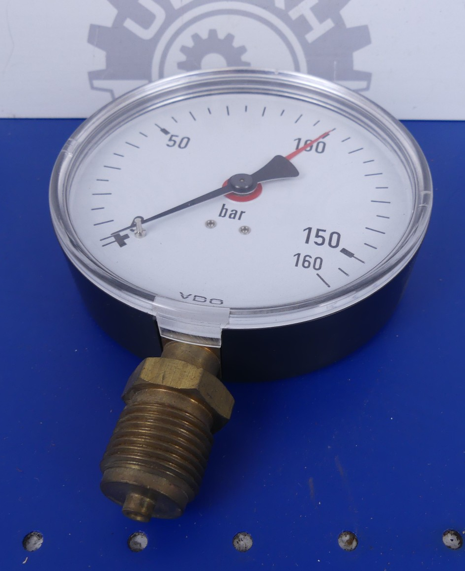 VDO 1444 082 001 D100 160bar G1/2A Manometer