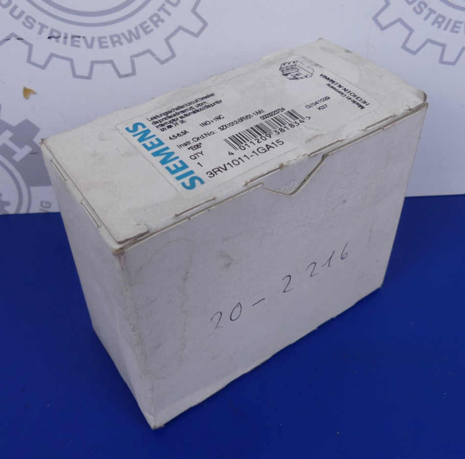 Siemens 3RV1011-1GA15 Leistungsschalter