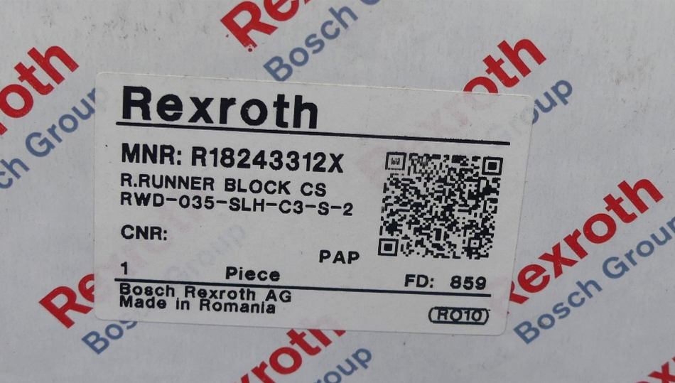 REXROTH RWD-035-SLH-C3-S-2 MNR: R18243312X NEU