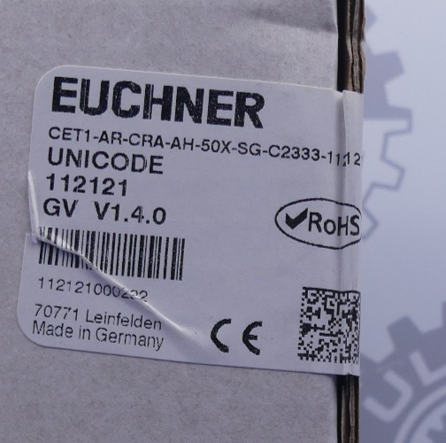 Euchner CET1-AR-CRA-AH-50X-SG-C2333-112121 Unicode