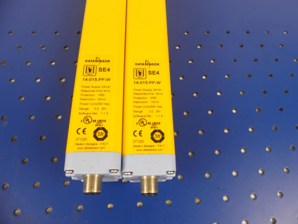 DATASENSOR EMITTER SE4 14-015-PP-W + RECEIVER  SE4 14-015-PP-W