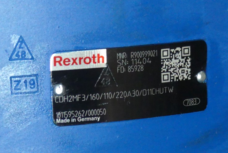 Rexroth CDH2MF3/160/110/220A30/D11CHUTW Neu