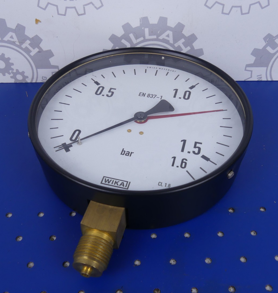 WIKA D160 0-1,6bar G1/2 radial Manometer