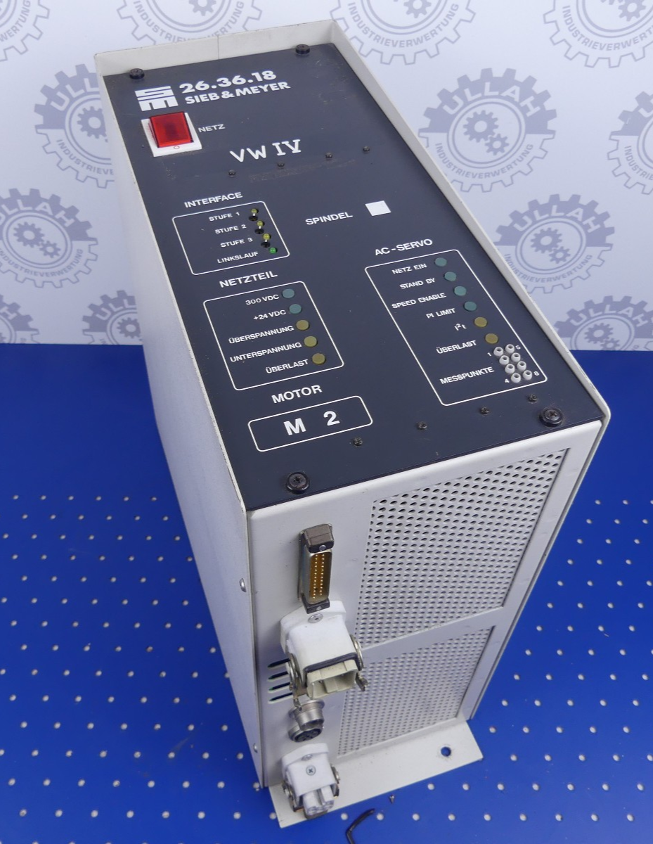 SIEB & MEYER 26.36.18 Power Supply Servoverstärker