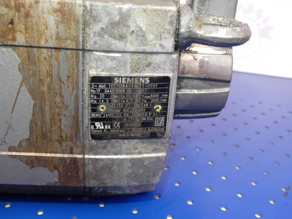 SIEMENS 1FT7084-1AF71-1FH1 Anschluss Beschädigt
