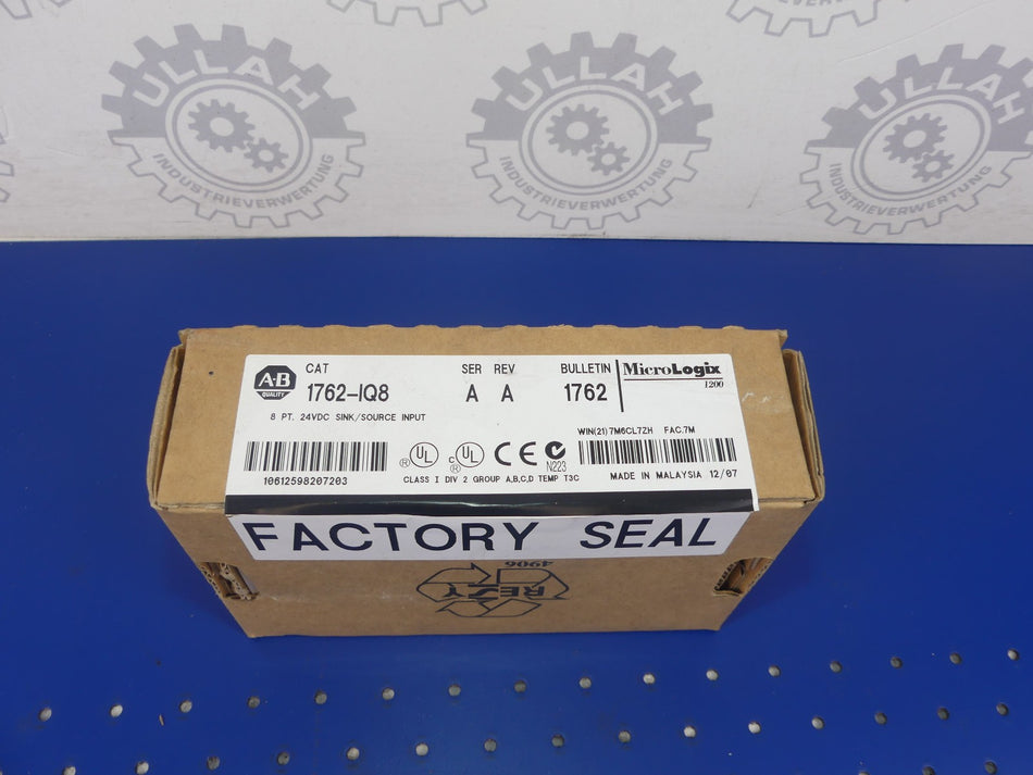 ALLEN BRADLEY 1762-IQ8 NEU