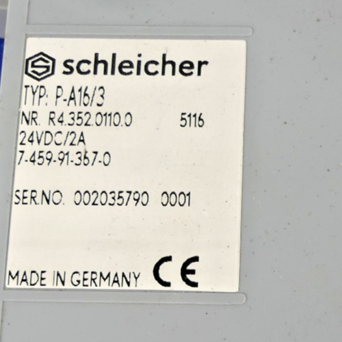 SCHLEICHER P-A16/3
