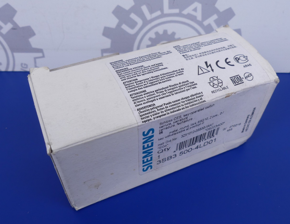 Siemens 3SB3-500-4LD01 Schloss CES