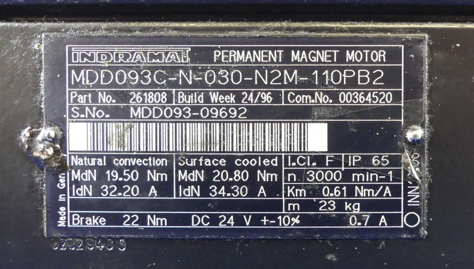 REXROTH INDRAMAT MDD093C-N-030-N2M-110PB2