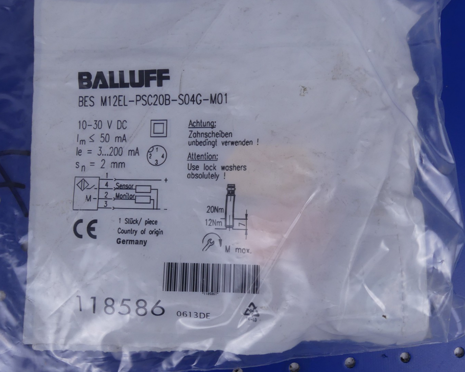 Balluff BES00N5 BES 516-324-E4-C-PU-03 Näherungssensor