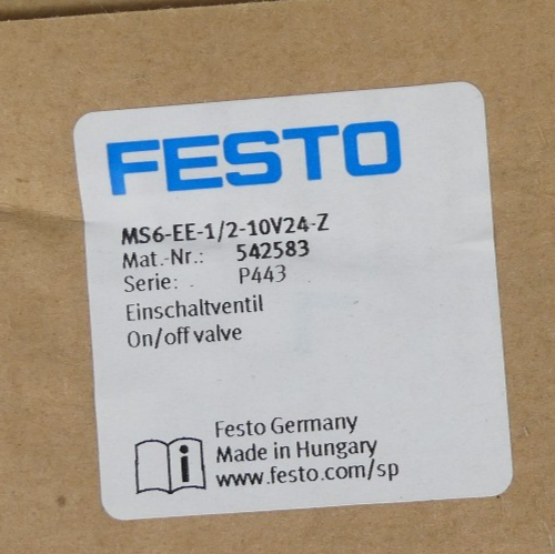 Festo MS6-EE-1/2-10V24-Z 542583