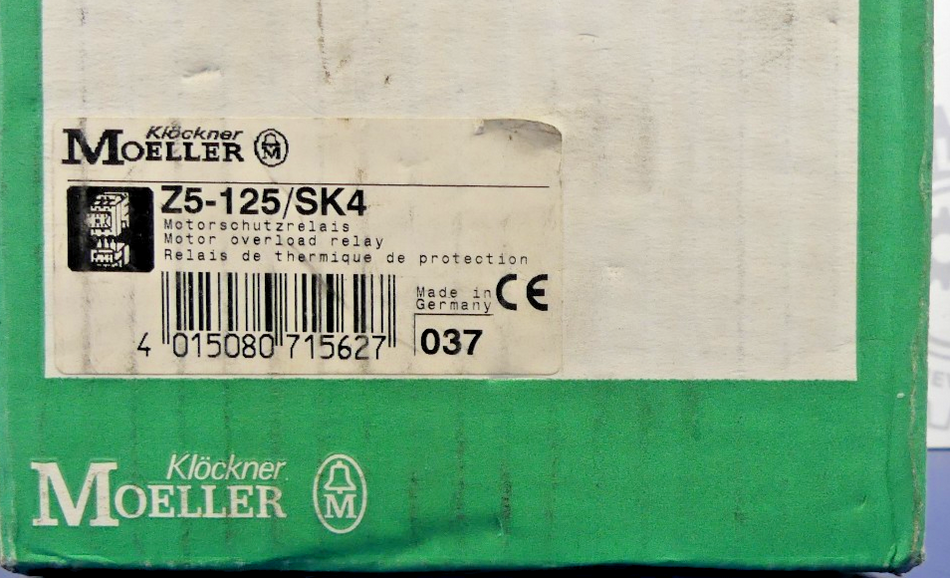 KLÖCKNER MOELLER Z5-125/SK4