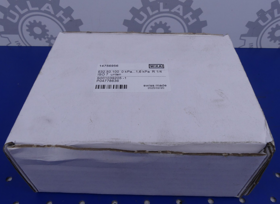 WIKA 632.50.100 0-1,6kPa R1/4   Manometer