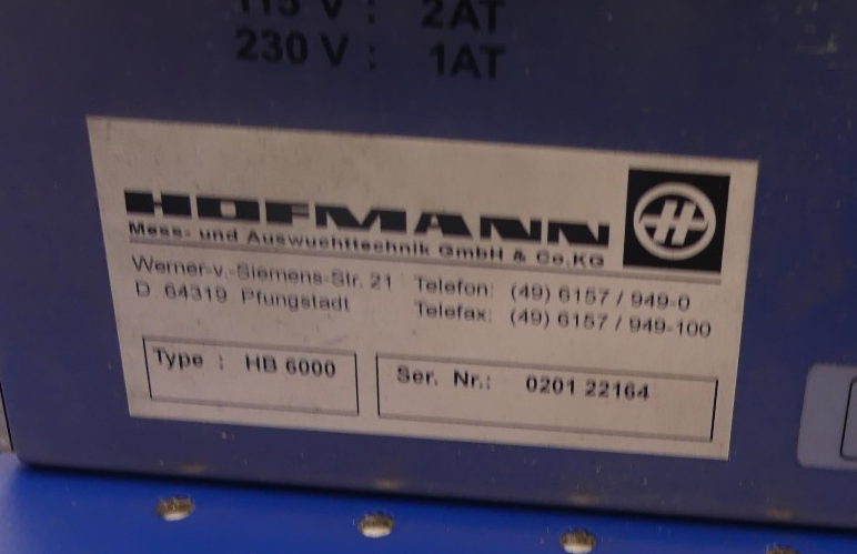 HOFMANN HB 6000