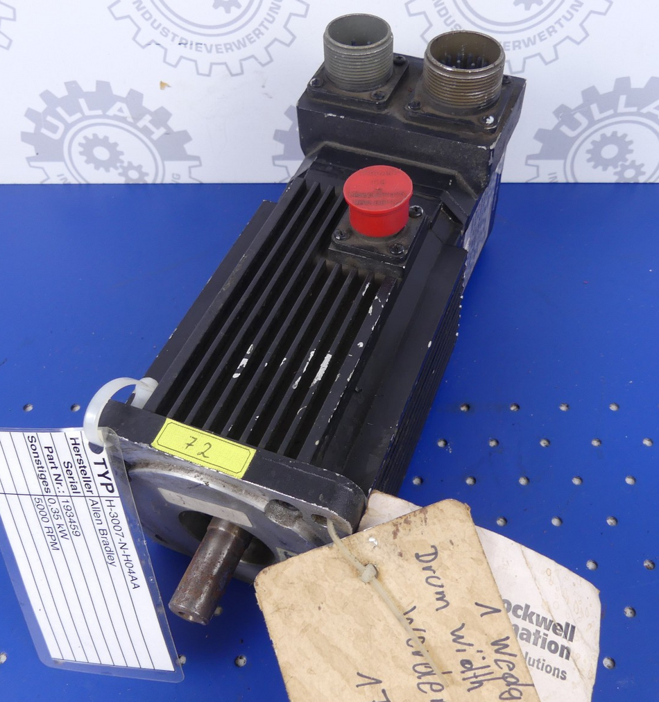 Allen Bradley H-3007-N-H04AA Servo Motor