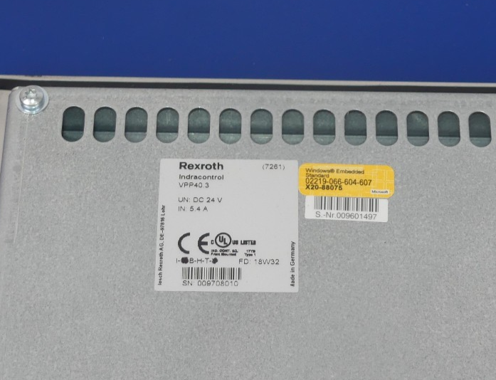 REXROTH VPP40.3 Panel
