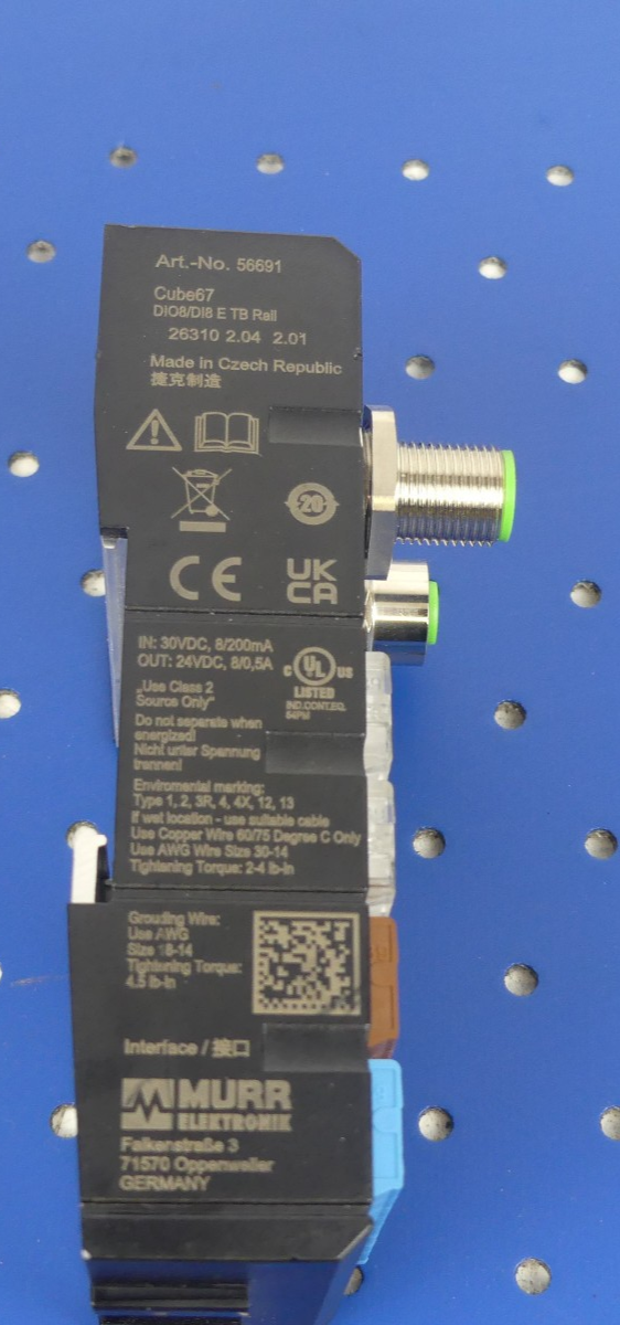 MURR ELEKTRONIK CUBE 67 DIO8/DI8 E TB RAIL 56691