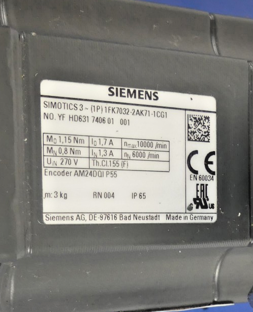 SIEMENS 1FK7032-2AK71-1CG1