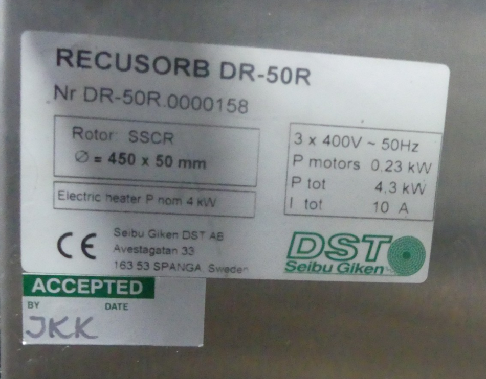 DST SEIBU GIKEN RECUSORB DR-50R